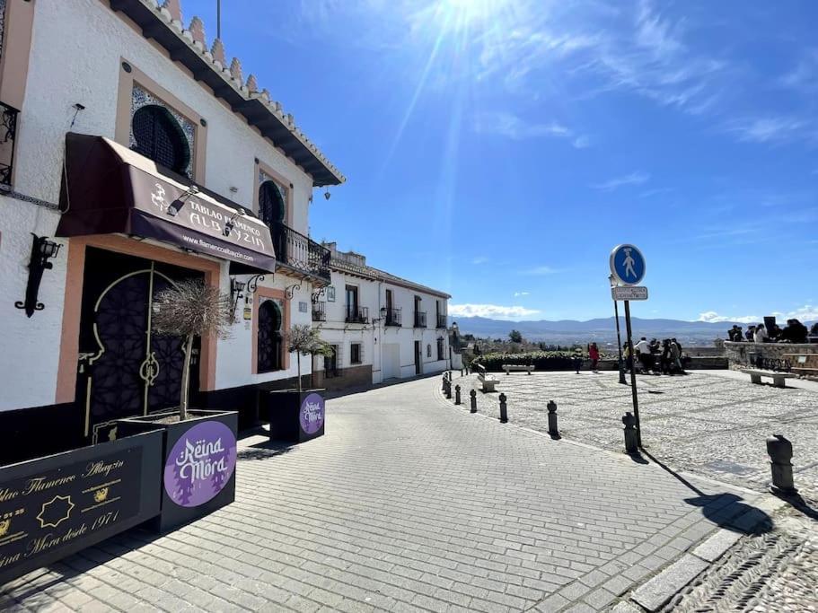 Casa Lucia Albaicin Con Terraza Lägenhet Granada Exteriör bild