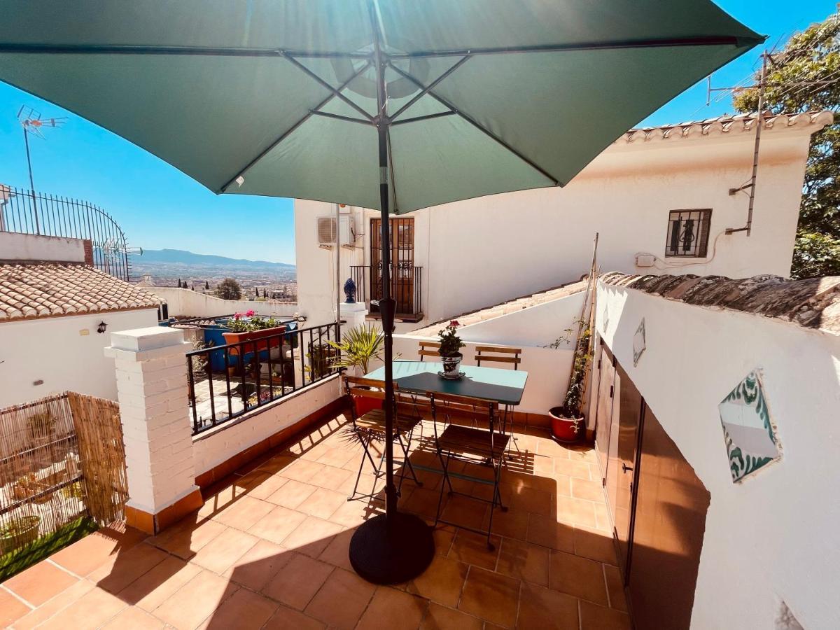 Casa Lucia Albaicin Con Terraza Lägenhet Granada Exteriör bild